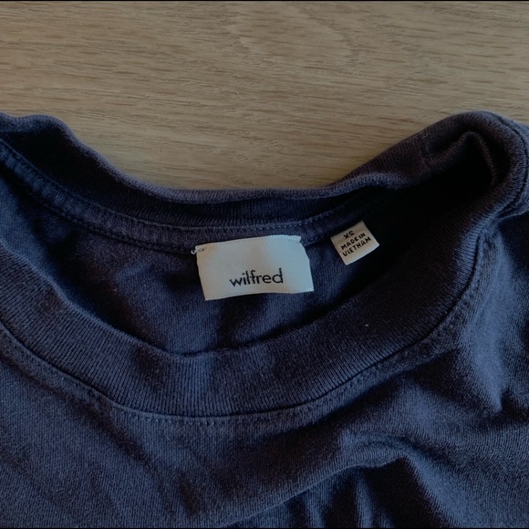 Aritzia (Wilfred) long sleeve (blue/purple) - Picture 2 of 3